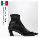 【数量限定・在庫限り・早い者勝ち!】 ロジェ・ヴィヴィエ / Roger Vivier Belle Vivier Black Ankle Boots / RVW...