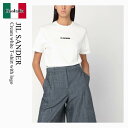 【数量限定・在庫限り・早い者勝ち!】 ジルサンダー / Jil Sander Cream White T-Shirt With Logo / J40GC0118...
