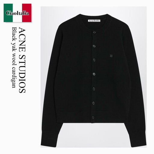 【数量限定・在庫限り・早い者勝ち!】 アクネストゥディオス / Acne Studios Black Yak Wool Cardigan / A60634 / A60634 900 / A60634900 / カーディガン 【数量限定・在庫限り・早い者勝ち!】 アクネストゥディオス / Acne Studios Black Yak Wool Cardigan / A60634 / A60634 900 / A60634900 / カーディガン
