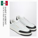 【数量限定・在庫限り・早い者勝ち!】 サンローラン / Saint Laurent Low Sl 61 Black White Sneakers / 84553...
