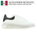 【数量限定・在庫限り・早い者勝ち!】 アレキサンダー・マックイーン / Alexander Mcqueen White Leather Sneakers Wit...