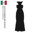 【数量限定・在庫限り・早い者勝ち!】 アレキサンダー・マックイーン / Alexander Mcqueen Black Viscose Blend Dress ...