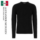 【数量限定・在庫限り・早い者勝ち!】 アレキサンダー・マックイーン / Alexander Mcqueen Black Cotton Sweater / 775...