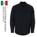 【数量限定・在庫限り・早い者勝ち!】 アレキサンダー・マックイーン / Alexander Mcqueen Midnight Blue Oxford Shirt / 655486 QSAA7 / 655486 QSAA7 4100 / 655486QSAA7 / 655486QSAA7 4100 / 655486QSAA74100 / シャツ(4)