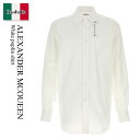 【数量限定・在庫限り・早い者勝ち!】 アレキサンダー・マックイーン / Alexander Mcqueen White Poplin Shirt / 80552...
