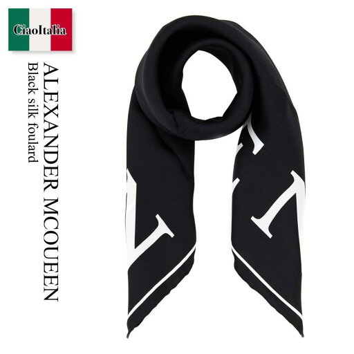 【数量限定・在庫限り・早い者勝ち!】 アレキサンダー・マックイーン / Alexander Mcqueen Black Silk Foulard / 806489 3001Q / 806489 3001Q 1078 / 8064893001Q / 8064893001Q 1078 / 8064893001Q1078 / スカーフ 【数量限定・在庫限り・早い者勝ち!】 アレキサンダー・マックイーン / Alexander Mcqueen Black Silk Foulard / 806489 3001Q / 806489 3001Q 1078 / 8064893001Q / 8064893001Q 1078 / 8064893001Q1078 / スカーフ