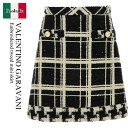 【数量限定・在庫限り・早い者勝ち!】 バレンチノ / Valentino Garavani Embroidered Tweed Mini Skirt / 6B3...