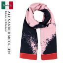 【数量限定・在庫限り・早い者勝ち!】 アレキサンダー・マックイーン / Alexander Mcqueen Printed Twill Foulard / 81...