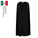 【数量限定・在庫限り・早い者勝ち!】 グッチ / Gucci Black Crepe Dress / 830856 ZAF5Z / 830856 ZAF5Z 1000 / 830856ZAF5Z / 830856ZAF5Z 1000 / 830856ZAF5Z1000 / ワンピース