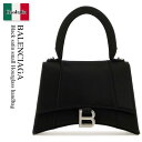 【数量限定・在庫限り・早い者勝ち!】 バレンシアガ / かばん / カバン / Balenciaga Black Satin Small Hourglass Handbag / 593546 2AATP / 593546 2AATP 1000 / 5935462AATP / 5935462AATP 1000 / 5935462AATP1000 / ハンドバッグ