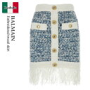 【数量限定・在庫限り・早い者勝ち!】 バルマン / Balmain Embroidered Tweed Skirt / CF1LB293KF88 / CF1LB...