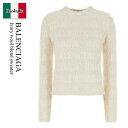 【数量限定・在庫限り・早い者勝ち!】 バレンシアガ / Balenciaga Ivory Wool Blend Sweater / 769027 T6230 /...