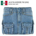 【数量限定・在庫限り・早い者勝ち!】 アレキサンダーワン / Alexander Wang Denim Mini Skirt / 4DC1255520 / 4D...