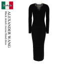 【数量限定・在庫限り・早い者勝ち!】 アレキサンダーワン / Alexander Wang Black Stretch Viscose Blend Dress ...