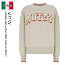 【数量限定・在庫限り・早い者勝ち!】 オートリー / Autry Melange Grey Cotton Main Wom Sweatshirt / SWPW7...