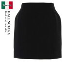 【数量限定・在庫限り・早い者勝ち!】 バレンシアガ / Balenciaga Black Wool Mini Skirt / 814084 TPT24 / 81...