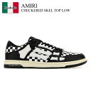 【数量限定・在庫限り・早い者勝ち!】 アミリ / Amiri Checkered Skel Top Low / AMFOSR1 / AMFOSR1 032 / ...
