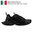 【数量限定・在庫限り・早い者勝ち!】 バレンシアガ / Balenciaga Black Mesh And Rubber 3Xl Sneakers / 7347...