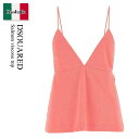 【数量限定・在庫限り・早い者勝ち!】 ディースクエアード / Dsquared Salmon Viscose Top / S75NC1020 S22679 / ...