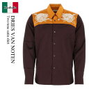 【数量限定・在庫限り・早い者勝ち!】 ドリス ヴァン ノッテン / Dries Van Noten Two-Tone Satin Shirt / 0207416...