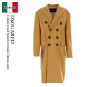 【数量限定・在庫限り・早い者勝ち!】 ディースクエアード / Dsquared Camel Wool Blend Oversize Deana Coat / S...