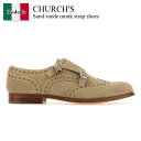 【数量限定・在庫限り・早い者勝ち!】 チャーチ / Church'S Sand Suede Monk Strap Shoes / DO00139VJ / DO0...