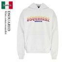 【数量限定・在庫限り・早い者勝ち!】 ディースクエアード / Dsquared White Cotton Sweatshirt / S71GU0655 S255...