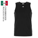 【数量限定・在庫限り・早い者勝ち!】 クレージュ / Courreges Black Polyester Tank Top / 124JDE069JS0045 ...