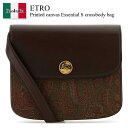 【数量限定・在庫限り・早い者勝ち!】 エトロ / かばん / カバン / Etro Printed Canvas Essential S Crossbody B...