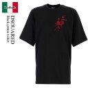 【数量限定・在庫限り・早い者勝ち!】 ディースクエアード / Dsquared Black Cotton T-Shirt / S74GD1343 S24662 ...