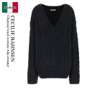 【数量限定・在庫限り・早い者勝ち!】 セシリエバーンセン / Cecilie Bahnsen Charcoal Wool Oversize Alia Sweat...