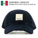 【数量限定・在庫限り・早い者勝ち!】 エンポリオ・アルマーニ / Emporio Armani Midnight Blue Stretch Corduroy B...