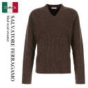 【数量限定・在庫限り・早い者勝ち!】 フェラガモ / Salvatore Ferragamo Mud Wool Sweater / 122641 781309 ...