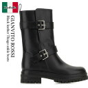 【数量限定・在庫限り・早い者勝ち!】 ジャンヴィト ロッシ / Gianvito Rossi Black Leather Thiago Ankle Boots ...
