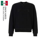 【数量限定・在庫限り・早い者勝ち!】 ディースクエアード / Dsquared Black Cotton Sweatshirt / S74GU0836 S255...