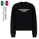 【数量限定・在庫限り・早い者勝ち!】 ディースクエアード / Dsquared Black Cotton Sweatshirt / S75GU0567 D250...