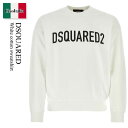 【数量限定・在庫限り・早い者勝ち!】 ディースクエアード / Dsquared White Cotton Sweatshirt / S74GU0663 D250...