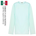 【数量限定・在庫限り・早い者勝ち!】 ドリス ヴァン ノッテン / Dries Van Noten Light Blue Organza Camille Top...