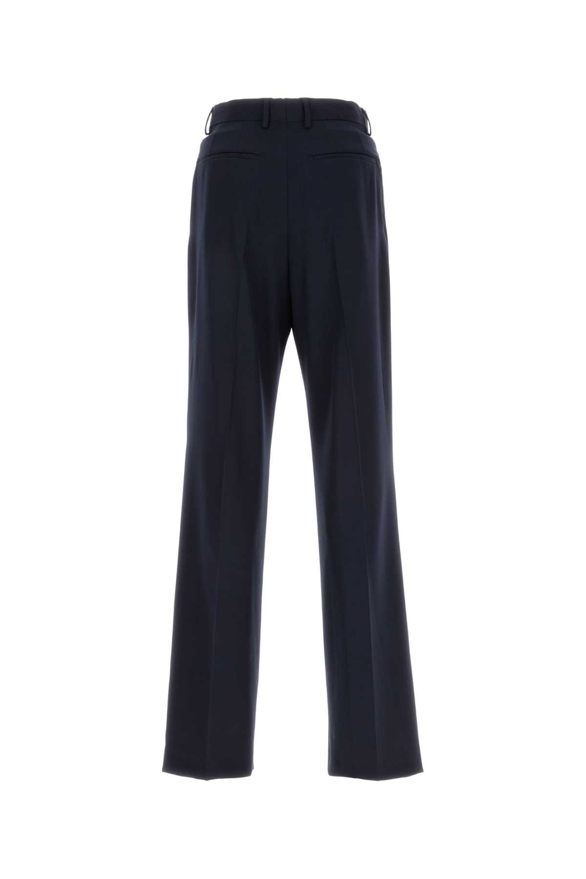 【数量限定・在庫限り・早い者勝ち！】 ドリス ヴァン ノッテン / Dries Van Noten Navy Blue Wool Panrom Pant / 2510209141063 / 2510209141063 509 / 2510209141063509 / パンツ・ボトムスその他