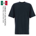 【数量限定・在庫限り・早い者勝ち!】 ドリス ヴァン ノッテン / Dries Van Noten Navy Blue Cotton Heli T-Shirt / 2510211111603 / 2510211111603 509 / 2510211111603509 / Tシャツ・カットソー(4)