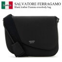 【数量限定・在庫限り・早い者勝ち!】 フェラガモ / かばん / カバン / Salvatore Ferragamo Black Leather Fiamma Crossbody Bag / 241588 773124 / 241588 773124 NERO / 241588773124 / 241588773124 NERO / 241588773124NERO / ショルダーバッグ