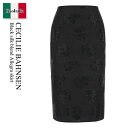 【数量限定・在庫限り・早い者勝ち!】 セシリエバーンセン / Cecilie Bahnsen Black Silk Blend Allegra Skirt / ...
