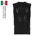 【数量限定・在庫限り・早い者勝ち!】 ディースクエアード / Dsquared Black Cotton Tank Top / S71GD1521 S21600...