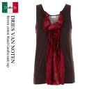 【数量限定・在庫限り・早い者勝ち!】 ドリス ヴァン ノッテン / Dries Van Noten Brown Cotton Blend Gamba Tank ...