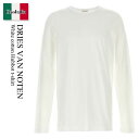 【数量限定・在庫限り・早い者勝ち!】 ドリス ヴァン ノッテン / Dries Van Noten White Cotton Hubbot T-Shirt / ...