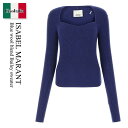 【数量限定・在庫限り・早い者勝ち!】 イザベルマラン / Isabel Marant Blue Wool Blend Bailey Sweater / PU00...
