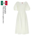【数量限定・在庫限り・早い者勝ち!】 ケンゾー / Kenzo White Broderie Anglaise Dress / FD52RO1169FG / F...