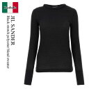 【数量限定・在庫限り・早い者勝ち!】 ジルサンダー / Jil Sander Black Stretch Polyester Blend Sweater / J02NH0006J 74450 / J02NH0006J 74450 001 / J02NH0006J74450 / J02NH0006J74450 001 / J02NH0006J74450001 / ニット・セーター
