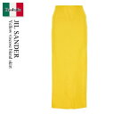 【数量限定・在庫限り・早い者勝ち!】 ジルサンダー / Jil Sander Yellow Viscose Blend Skirt / J03MA0152J 1...