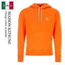 【数量限定・在庫限り・早い者勝ち!】 メゾン キツネ / Maison Kitsune Orange Cotton Sweatshirt / IU00355KM...